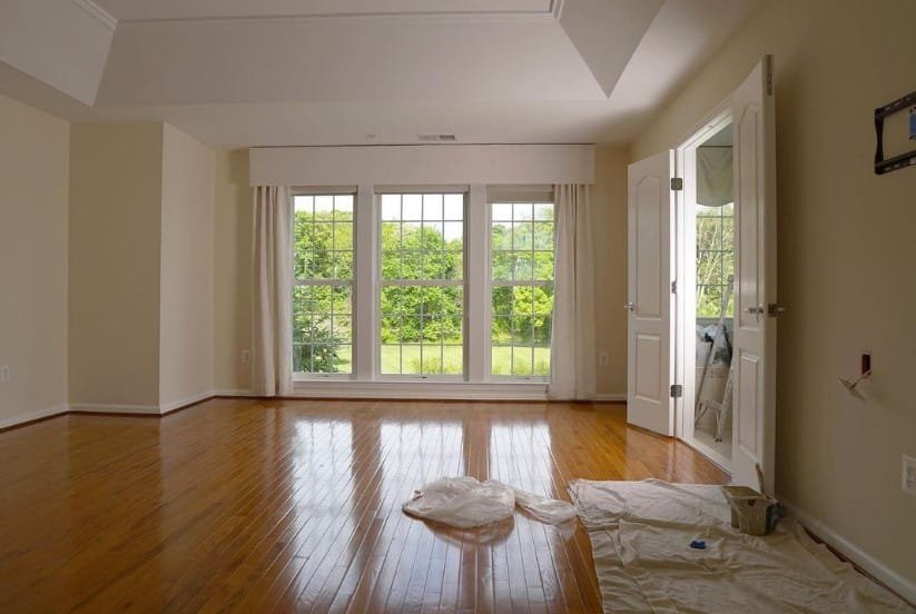 Professional carpentry and flooring work completed by Smart General Contractors in a Maryland home