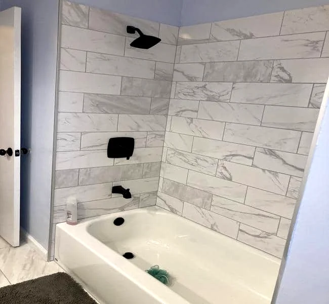 Custom tile shower installation in Maryland