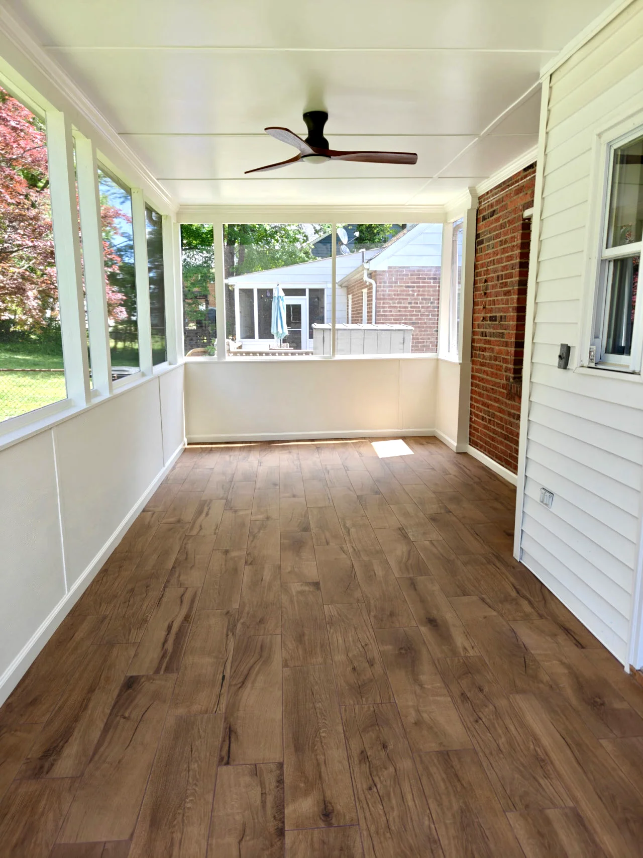 New flooring after renovation in Wheaton, MD